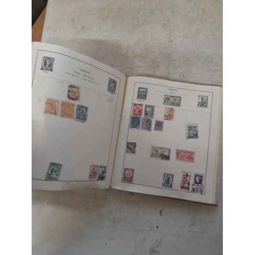 81 - Stamps : A well filled old time collection of stamps of the world , approx 350 pages, some more inte... 