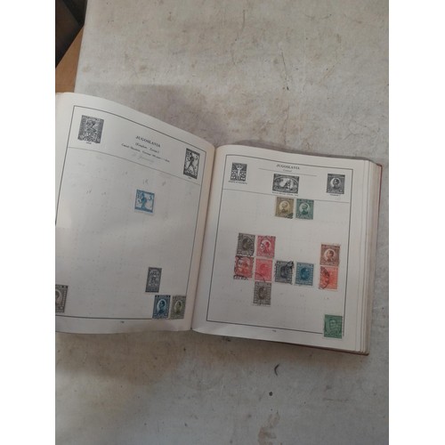 81 - Stamps : A well filled old time collection of stamps of the world , approx 350 pages, some more inte... 