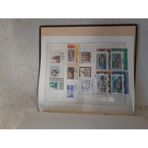 84 - Stamps of Germany , almost complete collection 1991 - 1995 in heavy Linder hingeless album, high cat... 