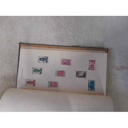 85 - A world Collection of mainly used stamps, some mint noticed, school boy collections in well and part... 