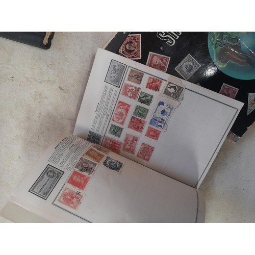 85 - A world Collection of mainly used stamps, some mint noticed, school boy collections in well and part... 