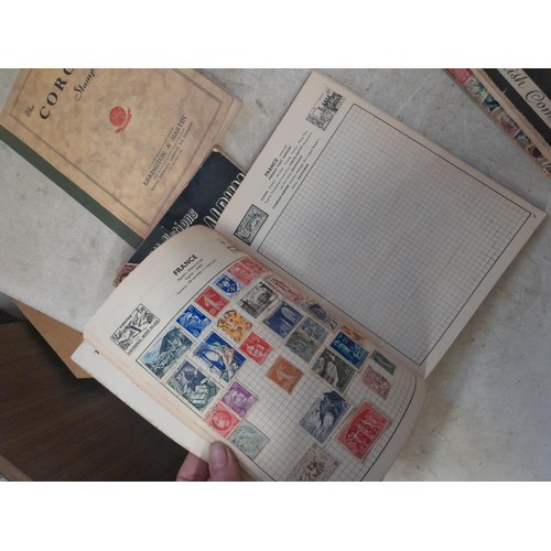 85 - A world Collection of mainly used stamps, some mint noticed, school boy collections in well and part... 