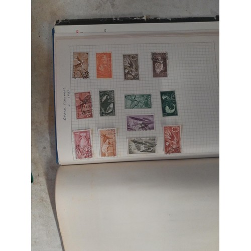 86 - Stamps of the world in albums, mounted mainly used, many albums sparsely filled