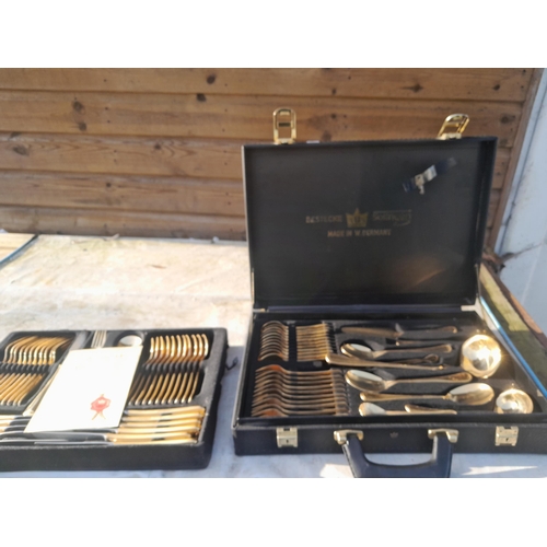 134 - Bestecke of Soligen cutlery in briefcase set