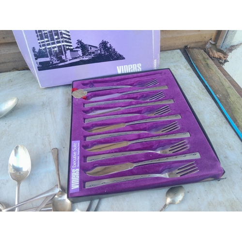 138 - Silver plated cutlery