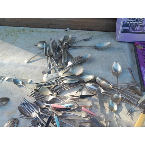 138 - Silver plated cutlery