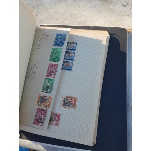 154 - Stamps : a world stamp collection mint and used in a album, album pages of Queen Victoria Penny Reds... 