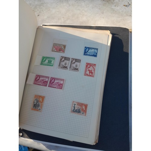 154 - Stamps : a world stamp collection mint and used in a album, album pages of Queen Victoria Penny Reds... 