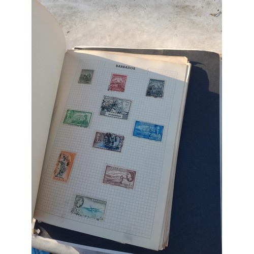 154 - Stamps : a world stamp collection mint and used in a album, album pages of Queen Victoria Penny Reds... 