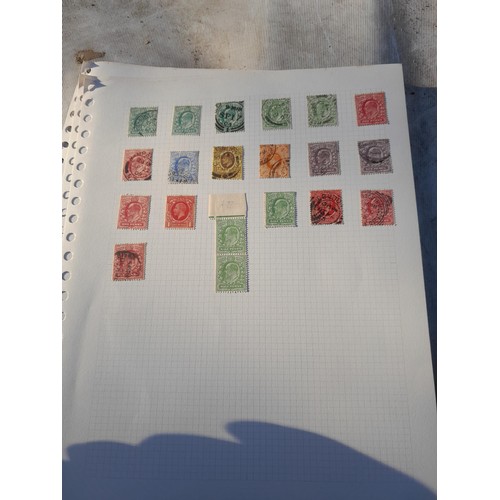 154 - Stamps : a world stamp collection mint and used in a album, album pages of Queen Victoria Penny Reds... 