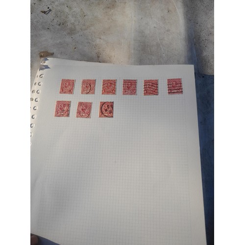 154 - Stamps : a world stamp collection mint and used in a album, album pages of Queen Victoria Penny Reds... 