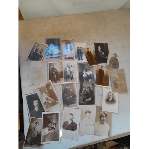 332 - Early 20th century black and white collection of postcards