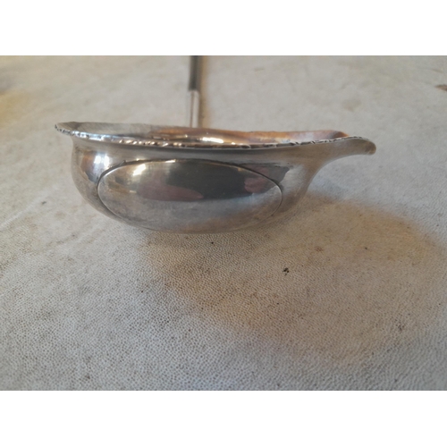 344 - 19th century baleen handle silver  toddy ladle