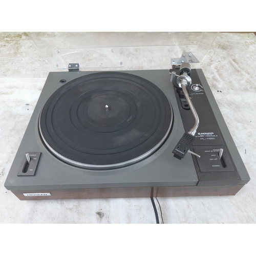 384 - Pioneer PL 112 D record deck turntable (untested)