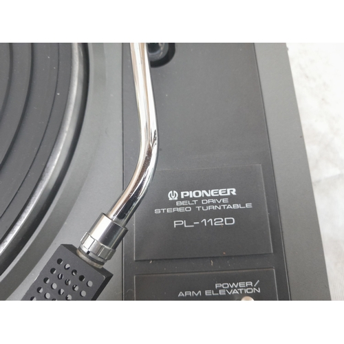 384 - Pioneer PL 112 D record deck turntable (untested)