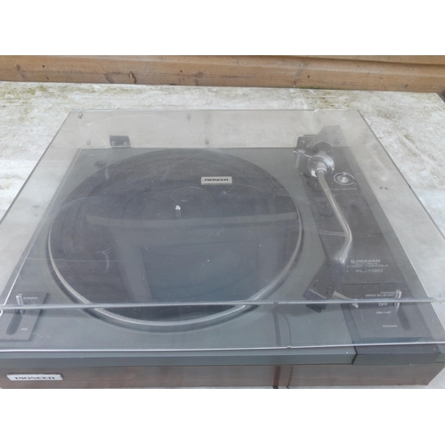 384 - Pioneer PL 112 D record deck turntable (untested)