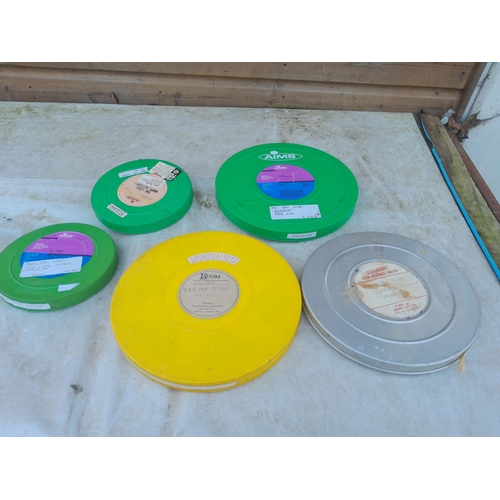 387 - 16 mm film reel to reel and 3 x cartridges : LSD Trip or Trap, Joshua , The Large White butterfly an... 