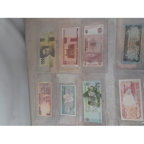 3 - 42 Bank notes of the world, some current or exchangeable some uncirc.