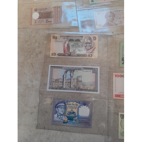 3 - 42 Bank notes of the world, some current or exchangeable some uncirc.