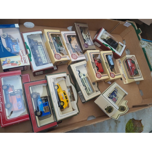 7 - Box of boxed Die cast toy cars mainly Days Gone By Lledo etc.