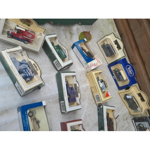 7 - Box of boxed Die cast toy cars mainly Days Gone By Lledo etc.