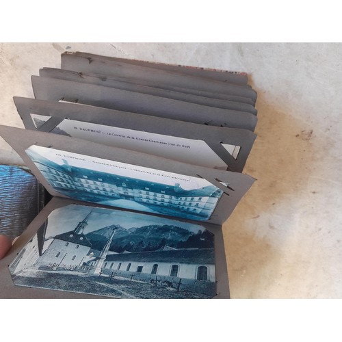 27 - 2 x vintage empty postcard albums, 20th century loose multi thematic, West Country interest included... 