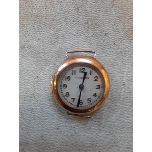 34 - Vintage 9 ct gold case ladies wristwatch