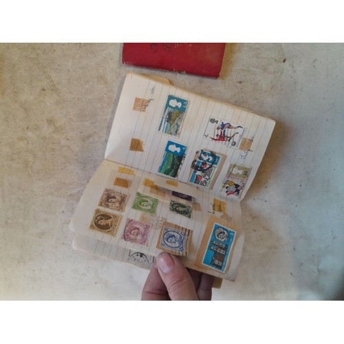 45 - Box of stamps of the world, kiloware, stock book , printed sheets, mint and used , First Day Covers,... 