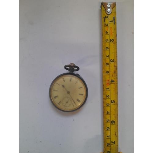 91 - Early 20th century silver case pocket watch for spares / repair