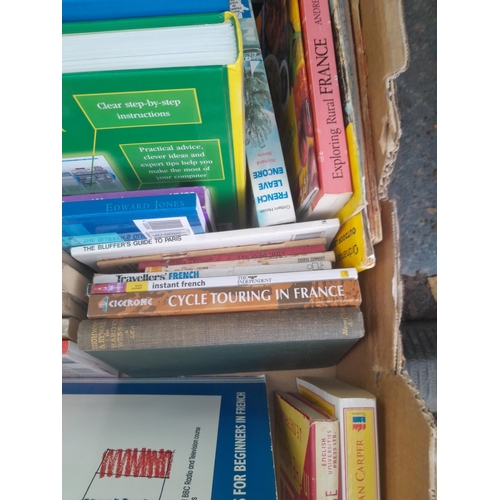 232 - 3 x boxes of books : non fiction, religious, travel etc.