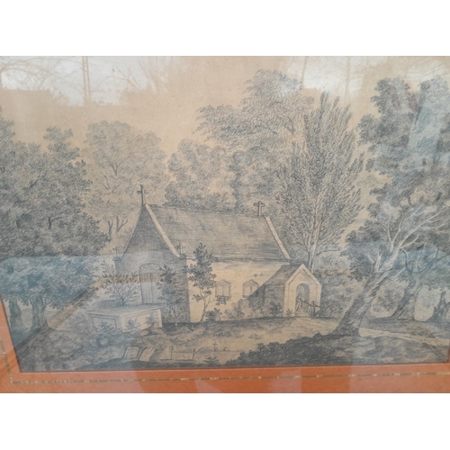 281 - Pair of 19th century English School Rural landscapes in charcoal F&G