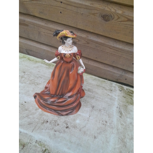 379 - Coalport figure Lady De Winter in good order