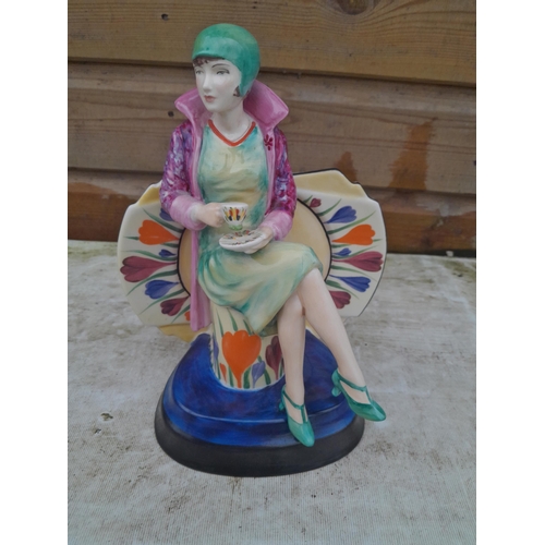 383 - Peggy Davies Ceramic Sculptures  Ltd Edition Porcelain figure by Andy Moss Afternoon Tea 549 / 650 i... 