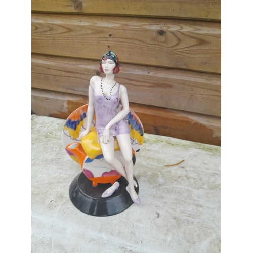 386 - Peggy Davies Ceramic Sculptures  Ltd Edition Porcelain figure by Andy Moss Nostalgia 153 /500 in goo... 