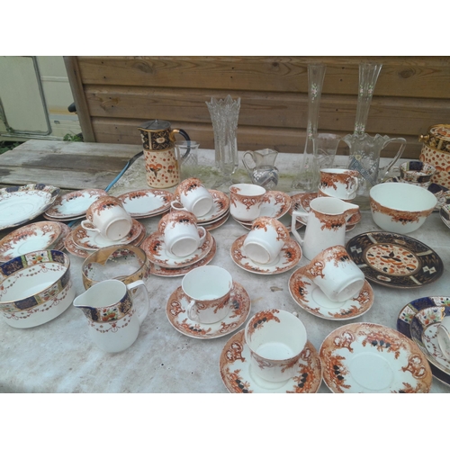 527 - Assorted Edwardian and later tea ware glassware etc.