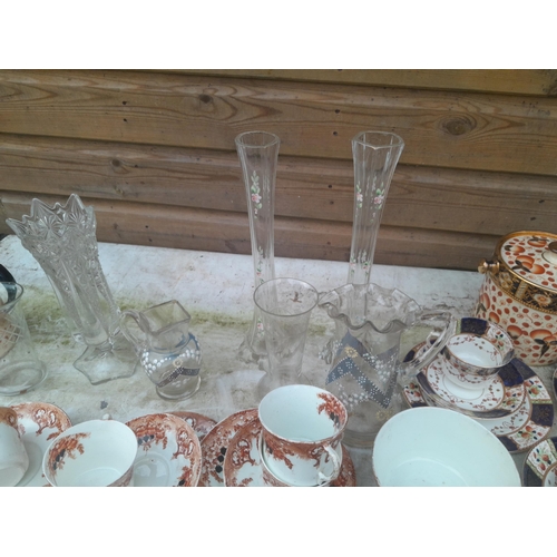 527 - Assorted Edwardian and later tea ware glassware etc.