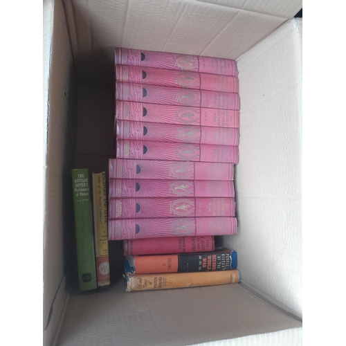 526 - Box of books : History of the Great European War and other volumes