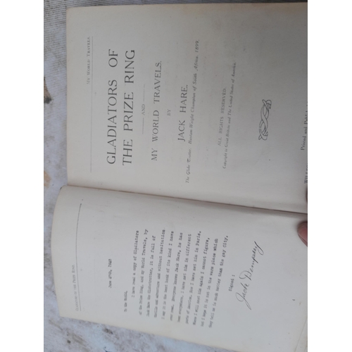 536 - Various 19th century and later volumes : Gladiators of the Prize Ring, The Bijou, Death, Old Humphre... 