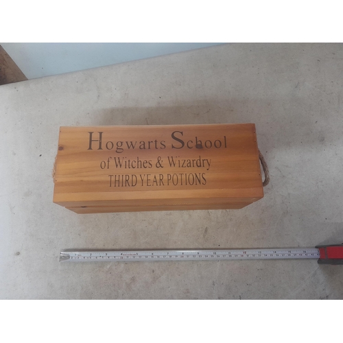 740 - Wooden Hogwarts box