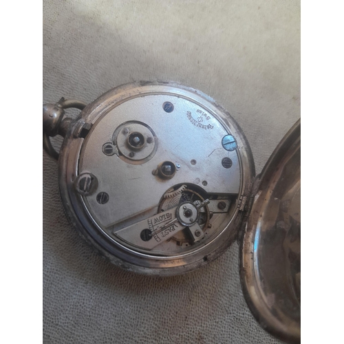 751 - 935 silver cased pocket watch for repair