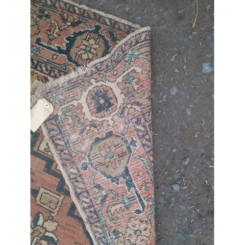 771 - Early 20th century hand woven Persian wool rug, condition needs a clean but overall not bad 67 