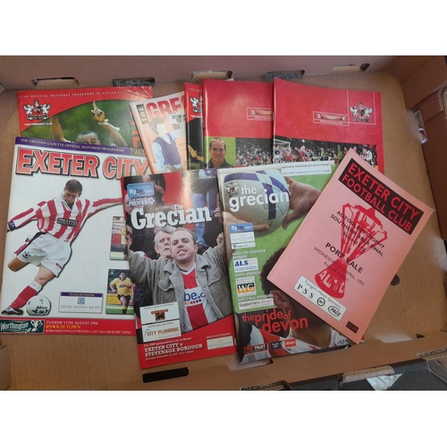 4 - Exeter City Football programmes