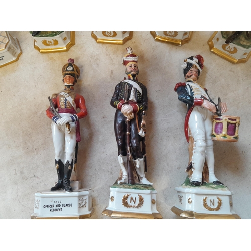 23 - Assorted 20th century porcelain soldier figures