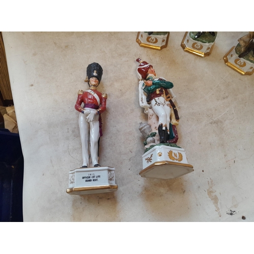 23 - Assorted 20th century porcelain soldier figures