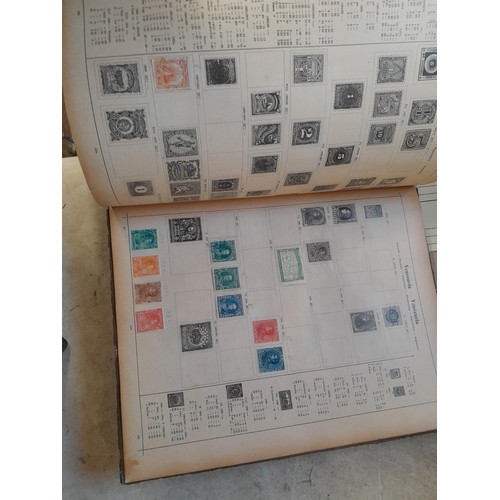 35 - Stamps : small array of stamp first day covers in a folder, Victoria album partially filled with pre... 