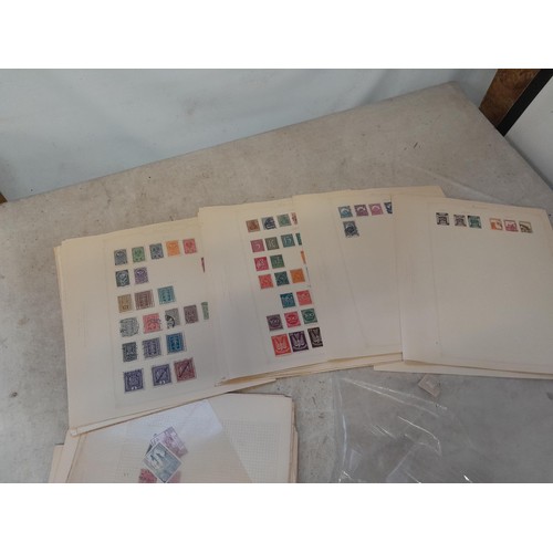 37 - Stamps: used stamps of the world on album pages, first day covers etc, good sorters lot