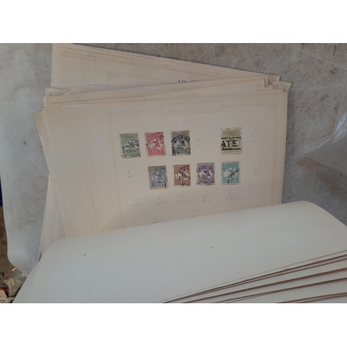 37 - Stamps: used stamps of the world on album pages, first day covers etc, good sorters lot