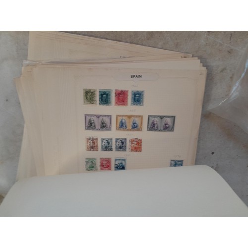 37 - Stamps: used stamps of the world on album pages, first day covers etc, good sorters lot