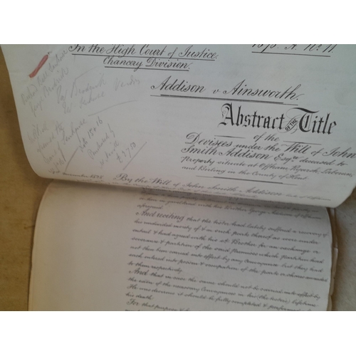 69 - Early 20th century  deeds of title