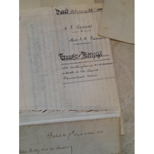 71 - Late Victorian and Edwardian deeds of title